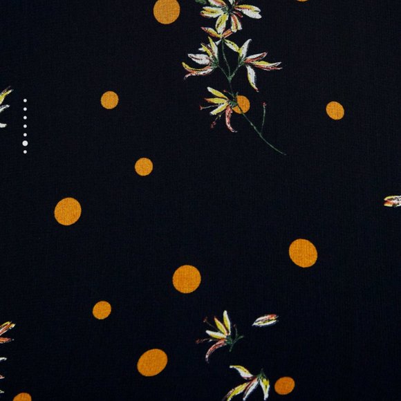 Zara Floral & Polka Dot Printed A-line Dress - Picture 6 of 7